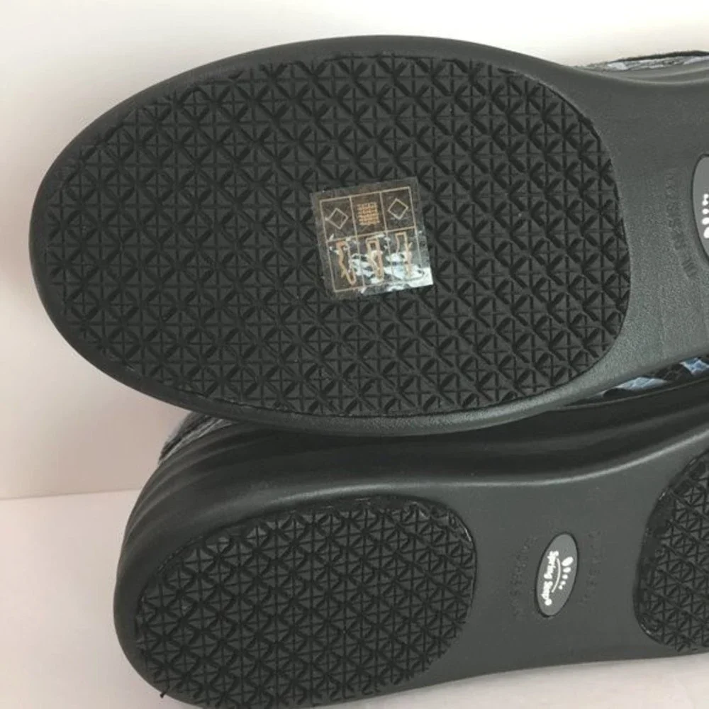 Spring Step Professional Size 9 Ispie Winwood Black Blue‎ Snake Print Shoes